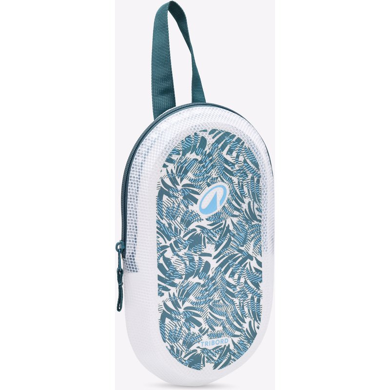 Kleine Badetasche wasserdicht 3 l - Reflexe grün