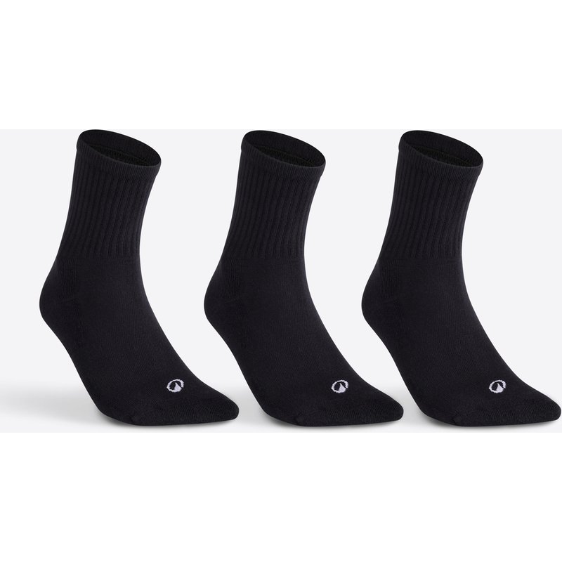 Tennissocken High 3er-Pack - RS 100 schwarz