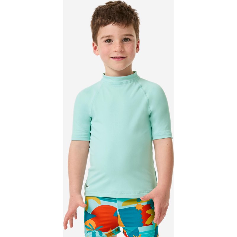 UV-Shirt kurzarm Baby - hellblau