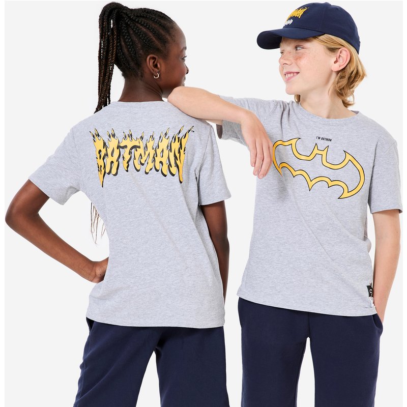 T-Shirt Kinder - Batman grau