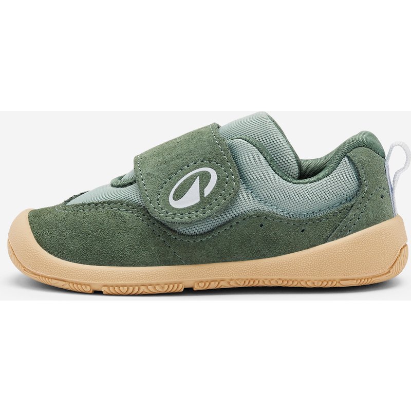 Barfußschuhe Babys/Kleinkinder Klettverschluss - Crawler Hybrid grün