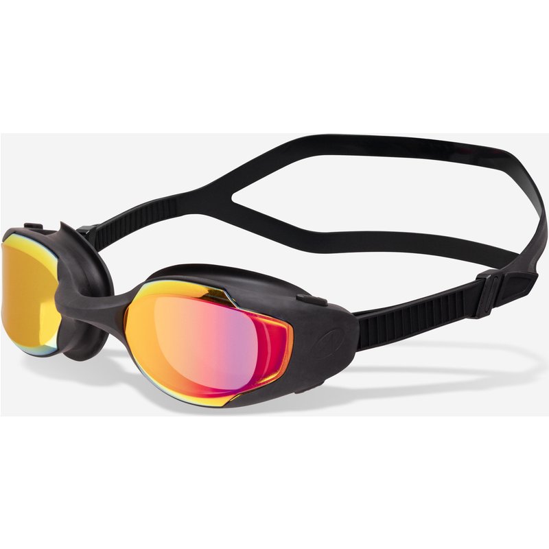 Schwimmbrille verspiegelt neuer Antibeschlagschutz - Spirit schwarz/orange