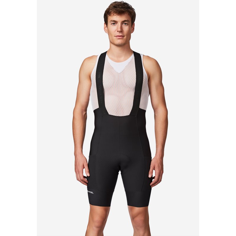 Radhose kurz mit Trägern Rennrad "Endurance" Herren schwarz