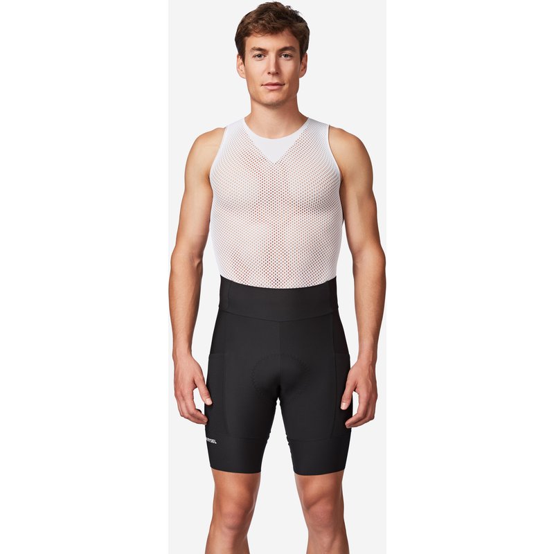 Radhose kurz Rennrad "Endurance" Herren schwarz