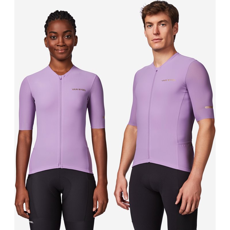 Rennrad Trikot unisex kurzarm Langdistanz „EDR Ultra“ lila