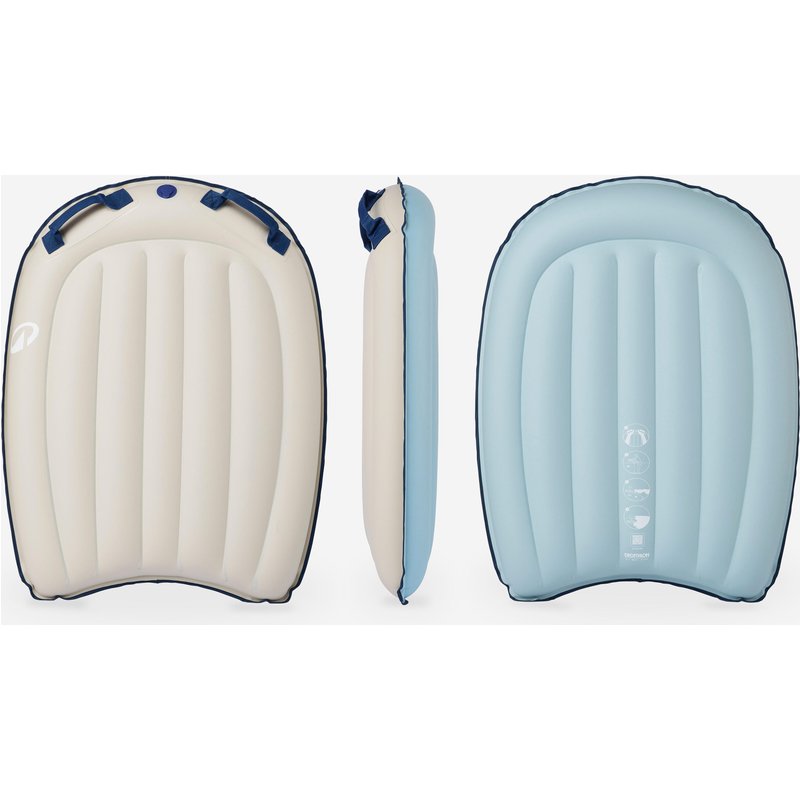 Bodyboard aufblasbar grau/blau