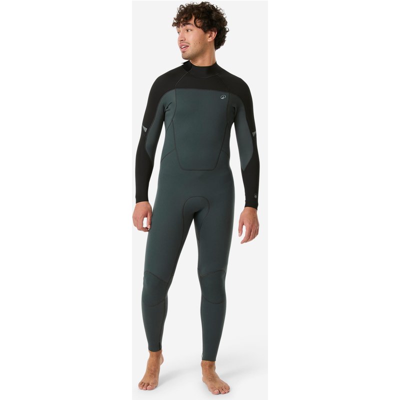 Neoprenanzug Surfen Herren 500 3/2 mm khaki/schwarz