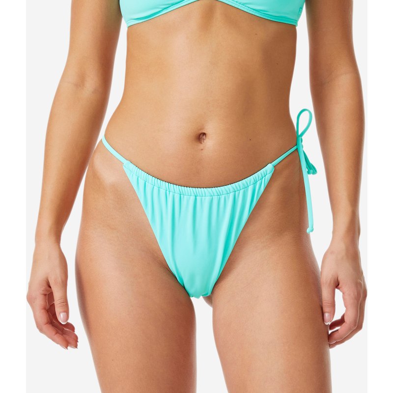 Bikini-Hose Damen geknotet Tie Side Cheeky hellblau