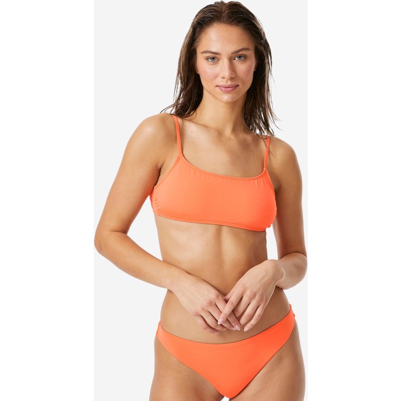Bikini-Oberteil Damen Bralette koralle