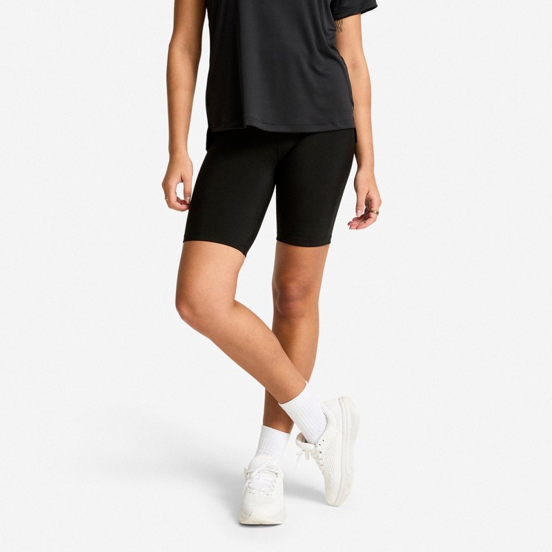 Radlerhose Damen Basic - schwarz