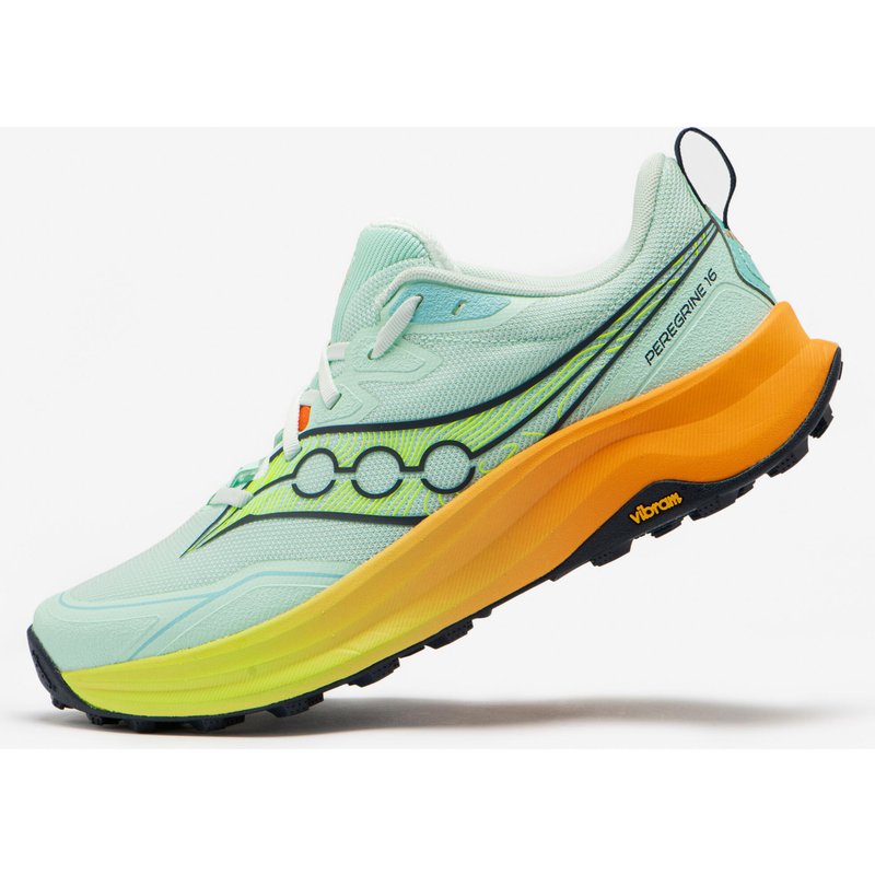 Laufschuhe Damen Saucony - Peregrine 16 blau/gelb