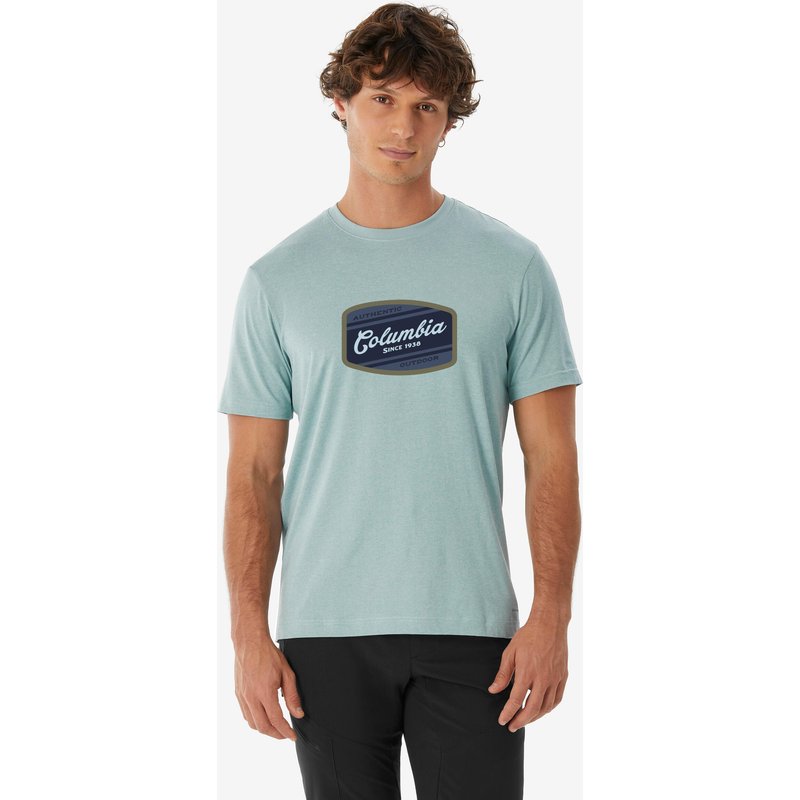 Columbia Wandershirt Herren kurzarm - blau