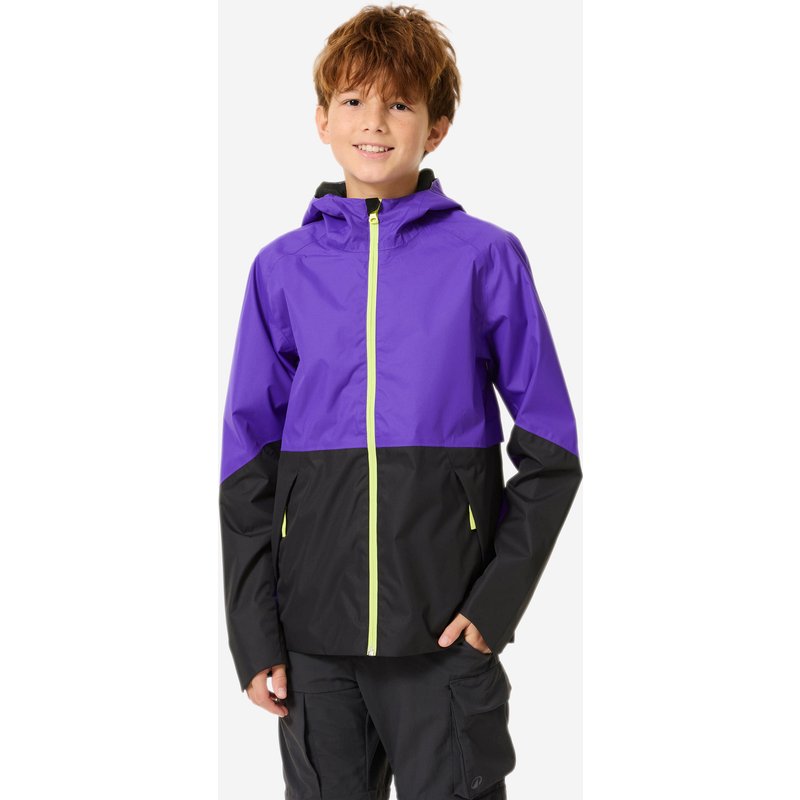 Wanderjacke Kinder Gr.122–170 wasserdicht Wandern - MH500 Tween violett