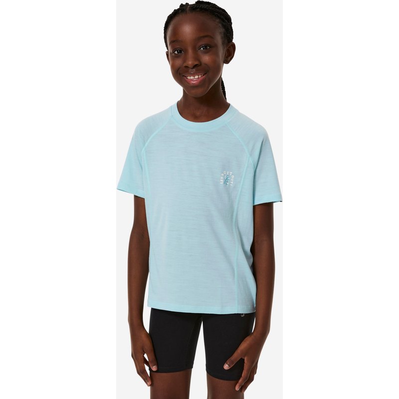 Merinoshirt Kinder Gr. 122–170 kurzarm - MH900 blau