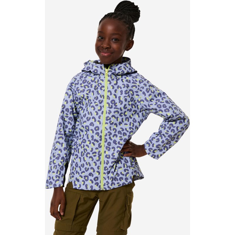 Wanderjacke Kinder Gr. 122–170 wasserdicht leicht - MH500 Leopard