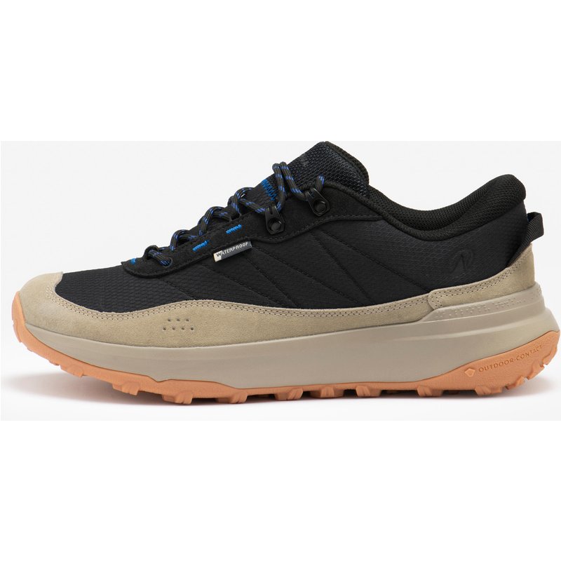 Wanderschuhe Herren niedrig wasserdicht - NH500 schwarz