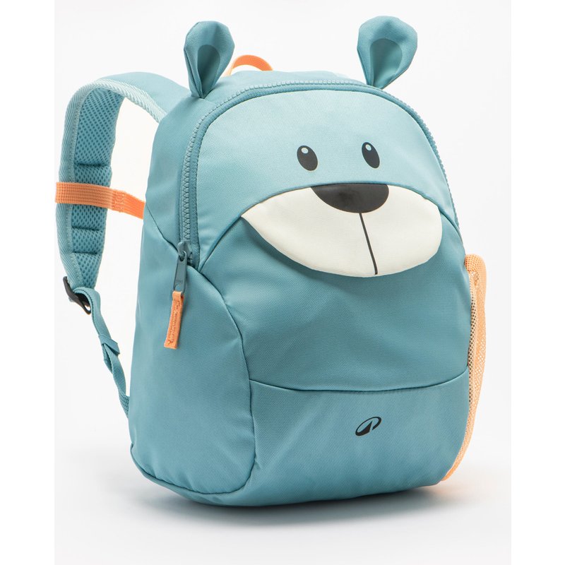 Wanderrucksack Kinder 2–5 Jahre Wandern - NH100 7 l Bär blau