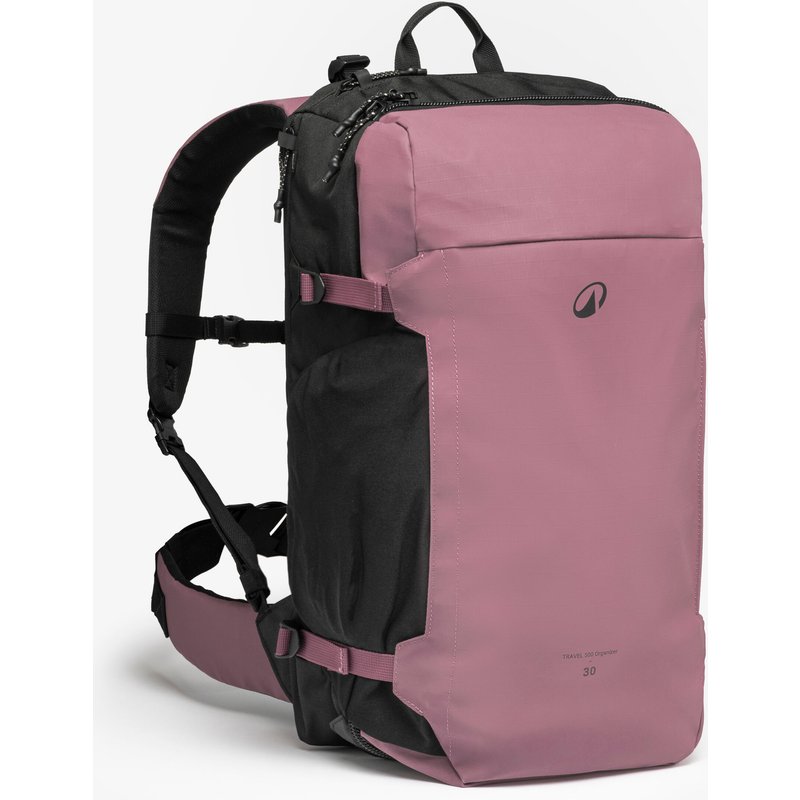 Rucksack 30L mit Kofferöffnung - Travel 500 Organizer grau