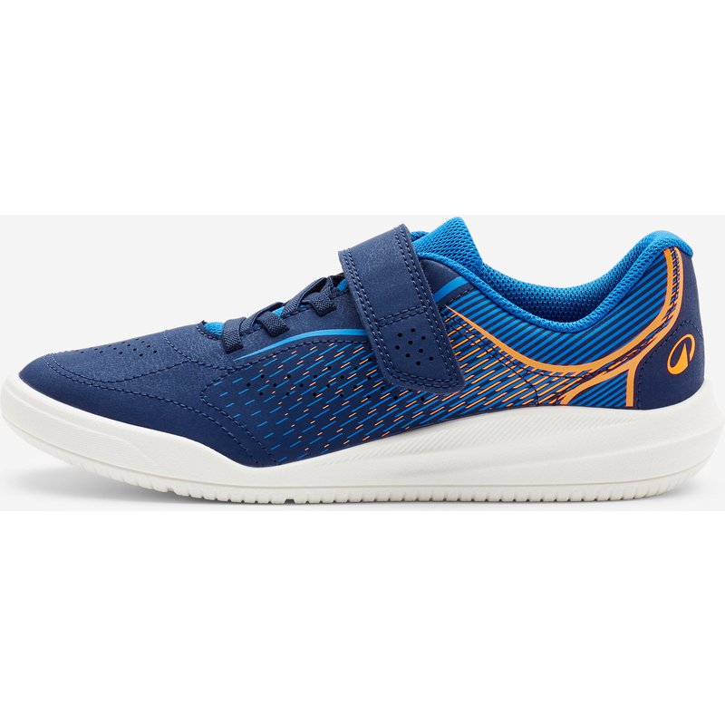 Sportschuhe Kinder Klettverschluss robust - Play Protect blau/orange