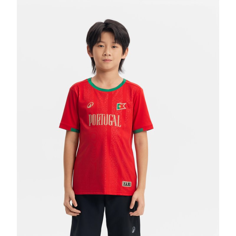 Kinder Fußball Fan-Shirt - Portugal WM 2026