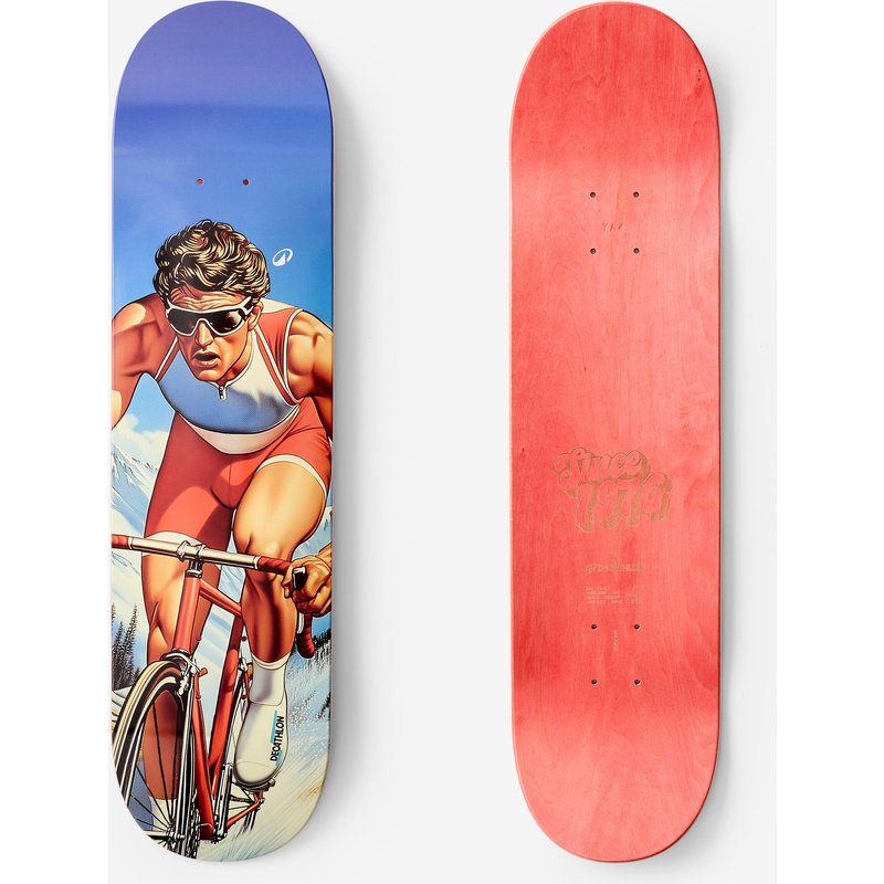 Skateboard-Deck Ahorn 8'' - DK500 Popsicle Grafik „Since 1976“