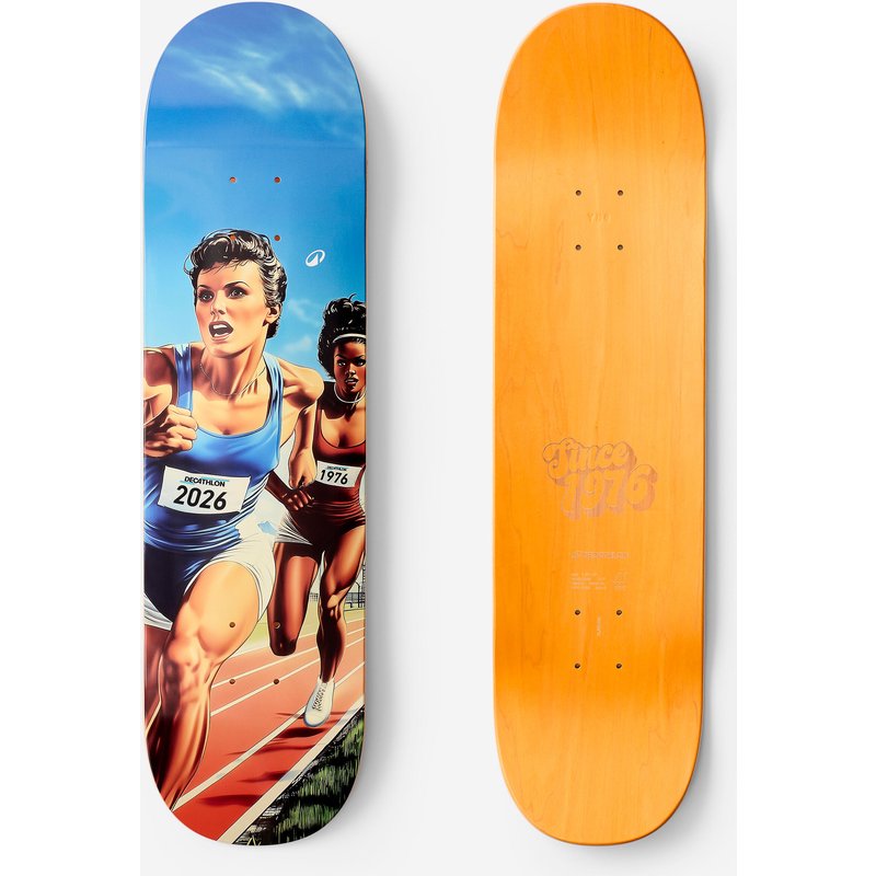 Skateboard-Deck Ahorn 8,25'' - DK500 Popsicle Grafik „Since 1976“