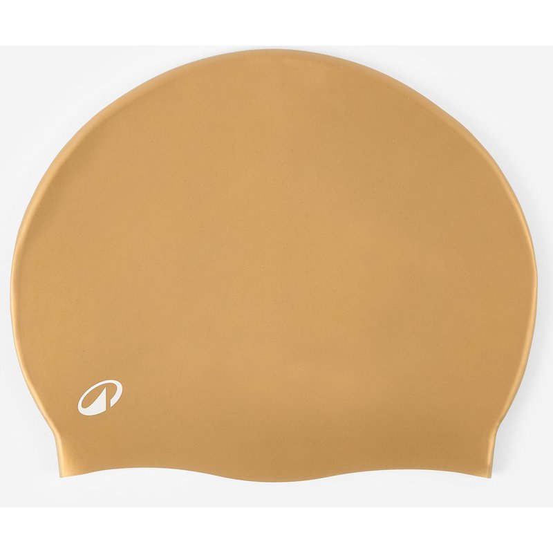 Badekappe Silikon - goldfarben