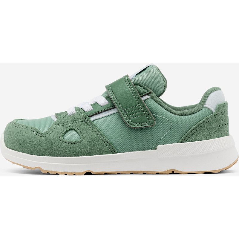 Barfußschuhe Kinder Leder atmungsaktiv - Stepper Leather grün