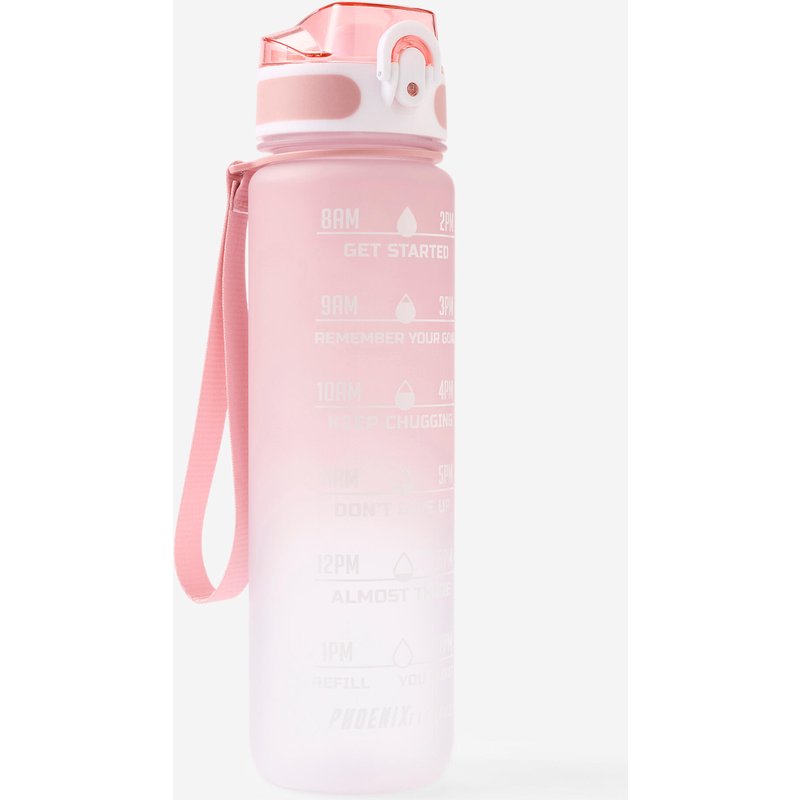 Trinkflasche Motivation 1 l - pink