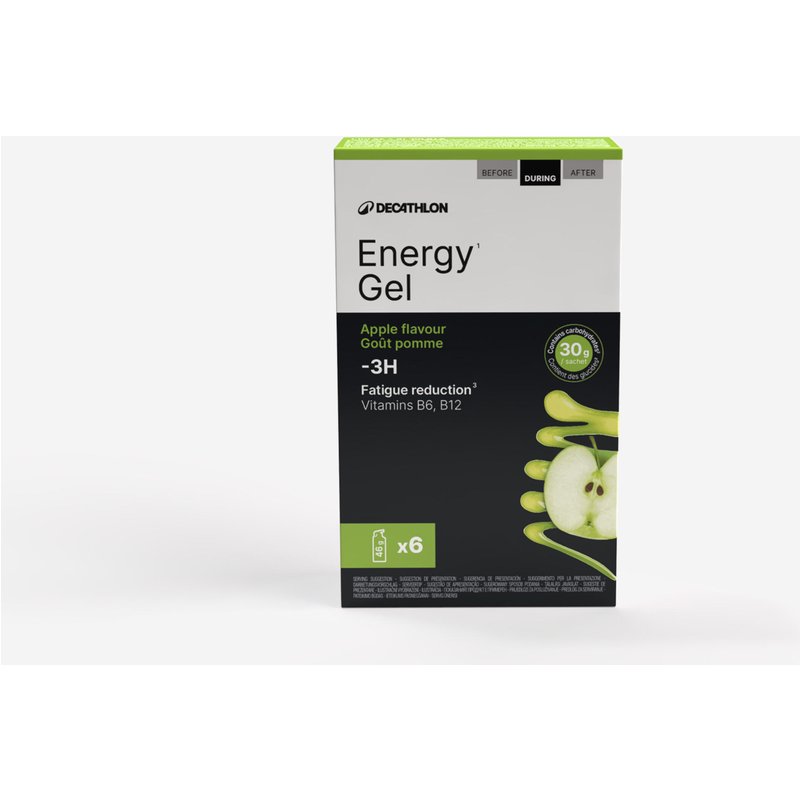 Energy Gel unter 3 Stunden Apfel 6 Stück