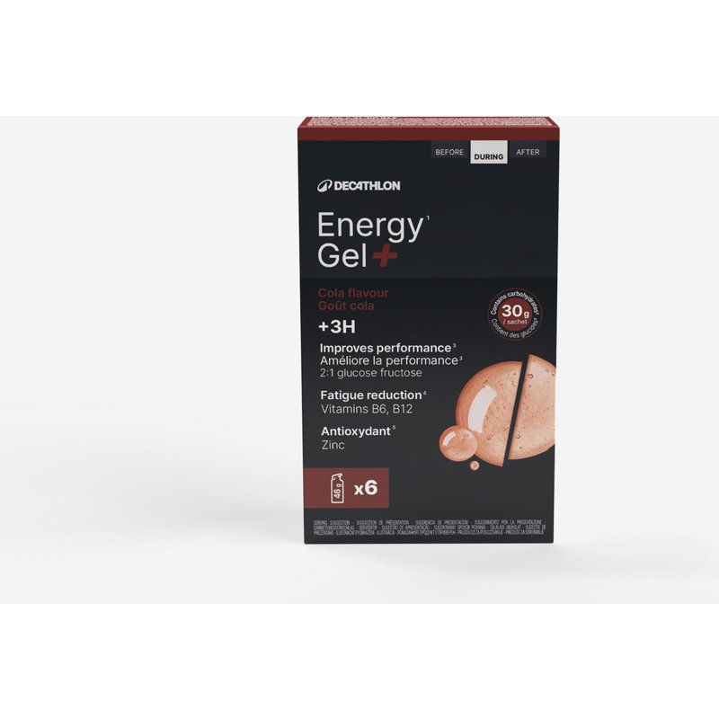 Energy Gel+ über 3 Stunden Cola 6 Stück