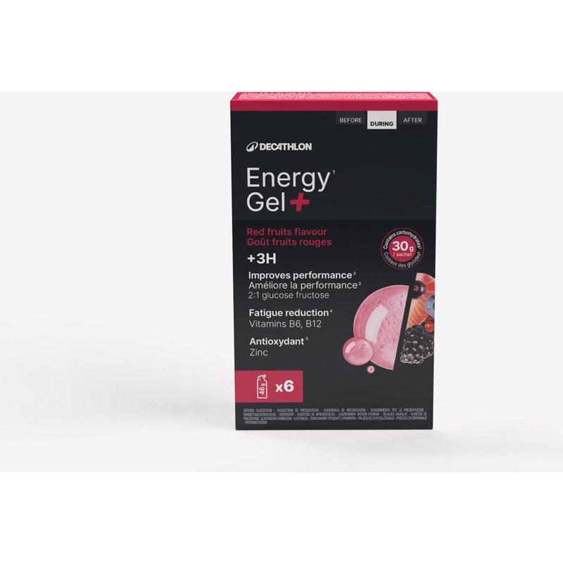 Energy Ge+ über 3 Stunden Rote Früchte 6 Stück
