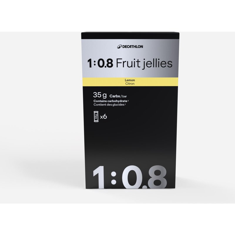 Fruchtgelee Riegel 1:08 Zitrone 6 Stück Co-Produktion Decathlon CMA CGM