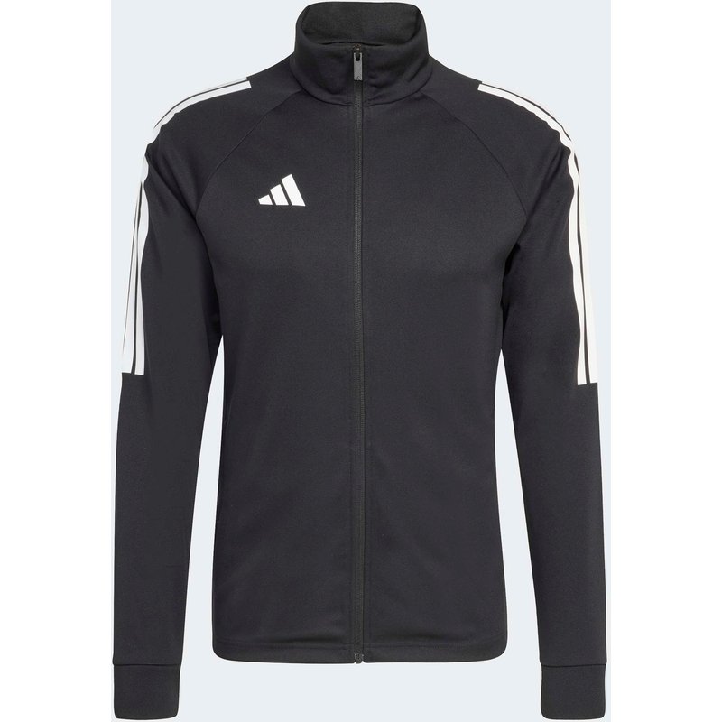 Damen/Herren Fußball Trainingsjacke - adidas Sereno 26 schwarz/weiß