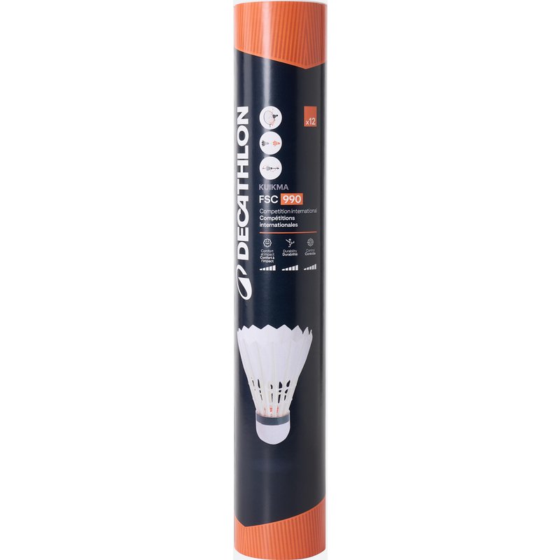 Federbälle Naturfedern FSC 990 Badmintonbälle Speed 77 × 12