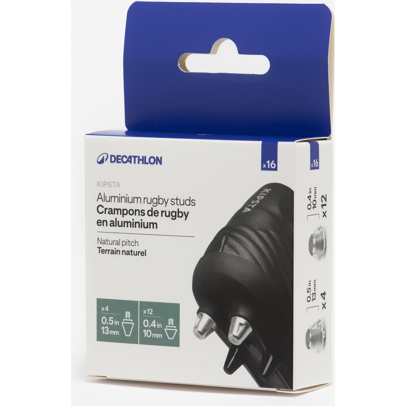 Rugby Schraubstollen Aluminium 10/13 mm alle Böden 16 Stück