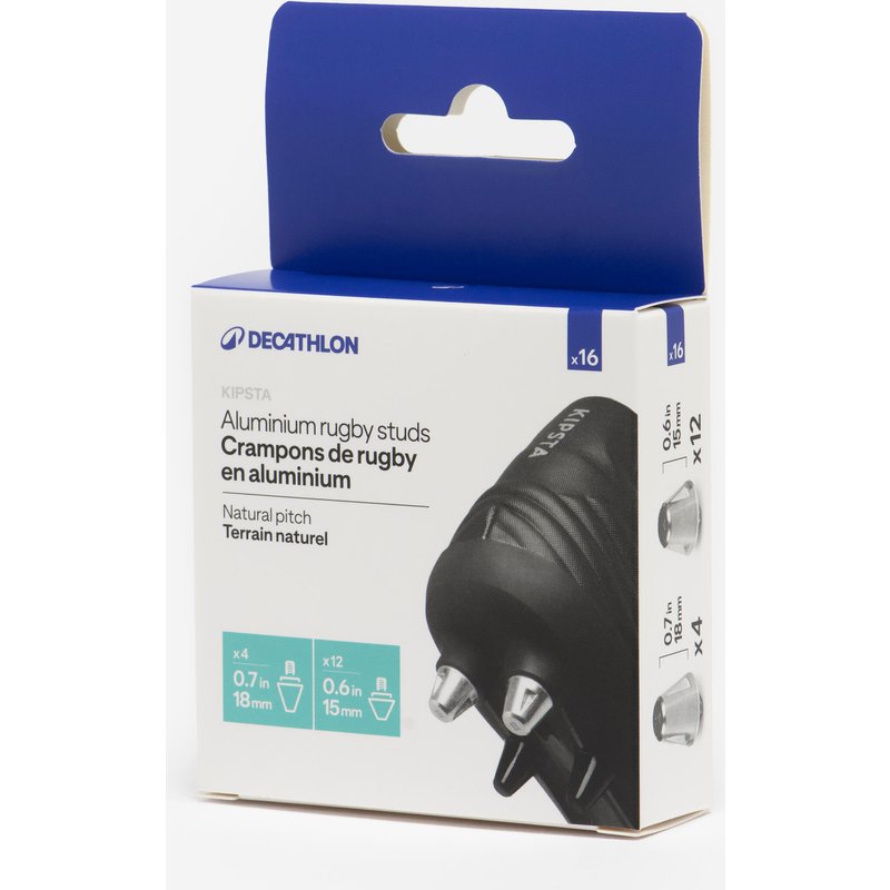 Rugby Schraubstollen Aluminium 15/18 mm alle Böden 16 Stück