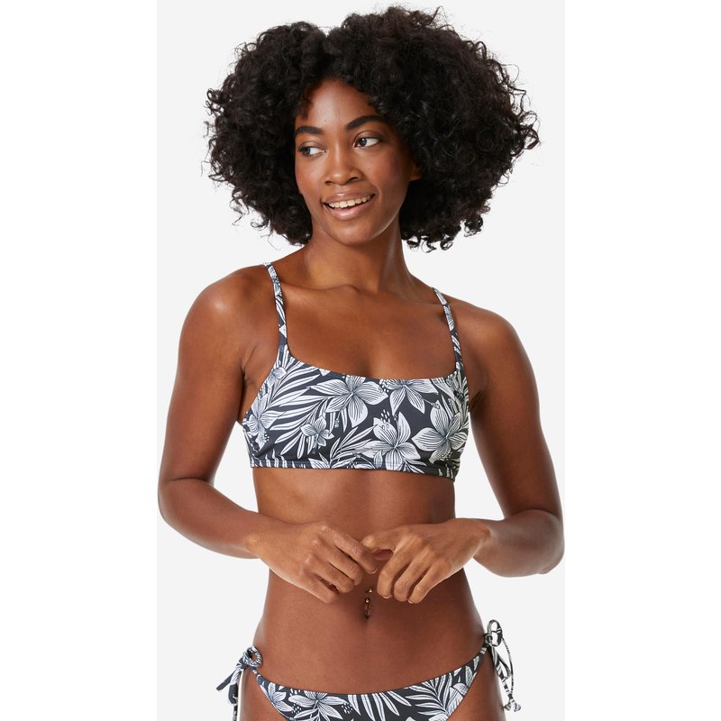 Bikini-Oberteil Damen Bustier blau