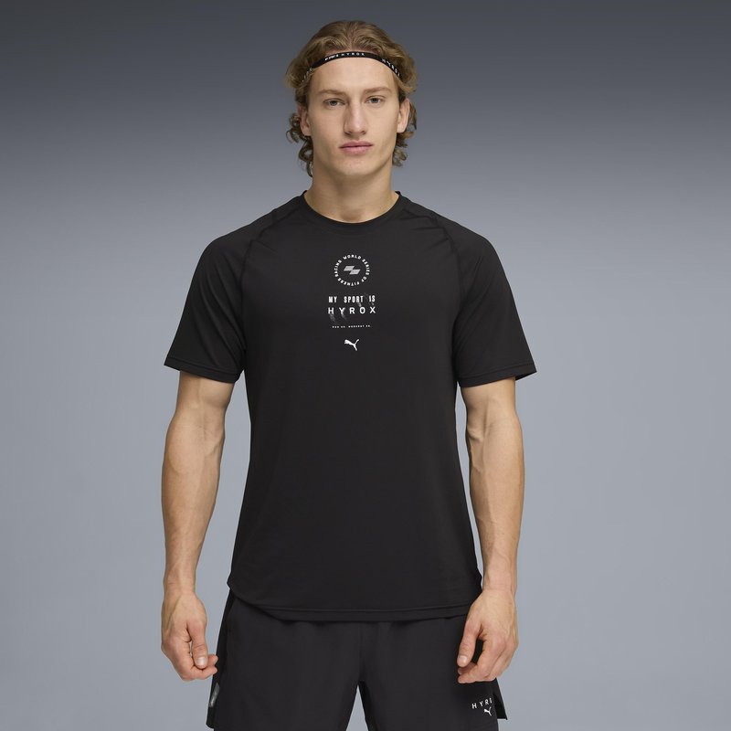 T-Shirt Herren Hyrox - schwarz