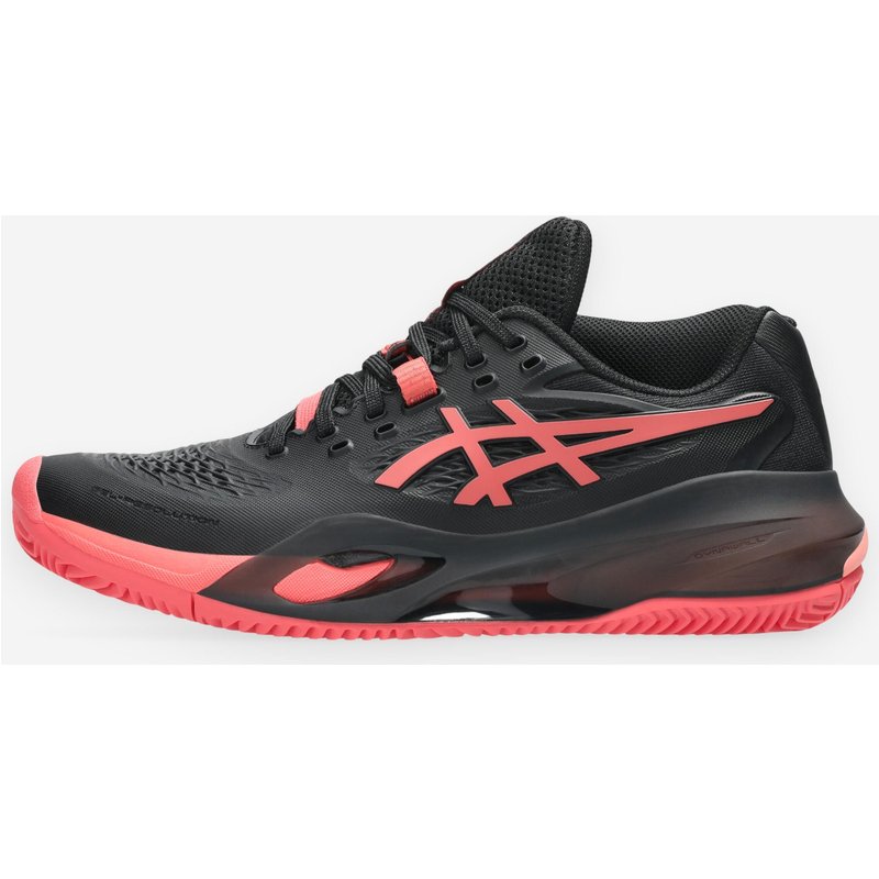 Damen Tennisschuhe Sandplatz - Gel Resolution X schwarz/rosa
