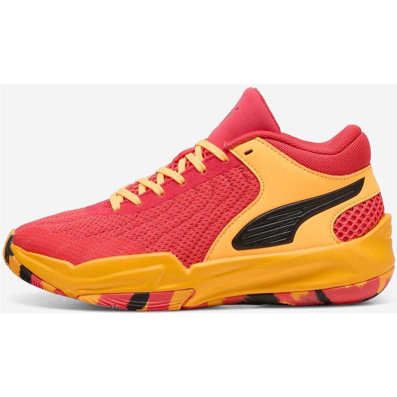 Kinder Basketball Schuhe - Puma Court Pro rot/gelb