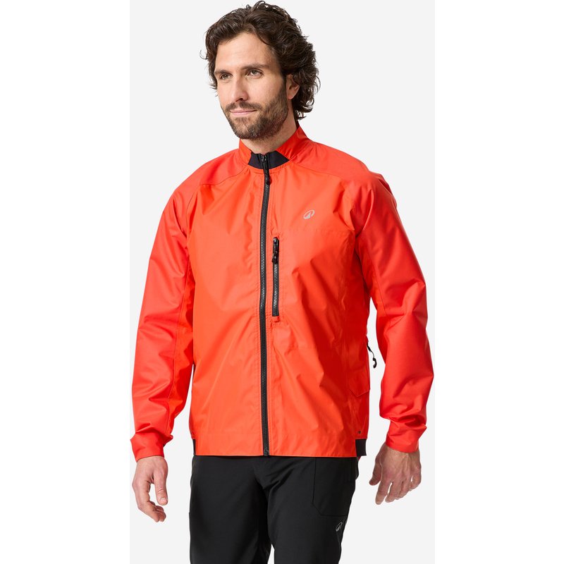 Fahrrad Regenjacke MTB ST 500 rot
