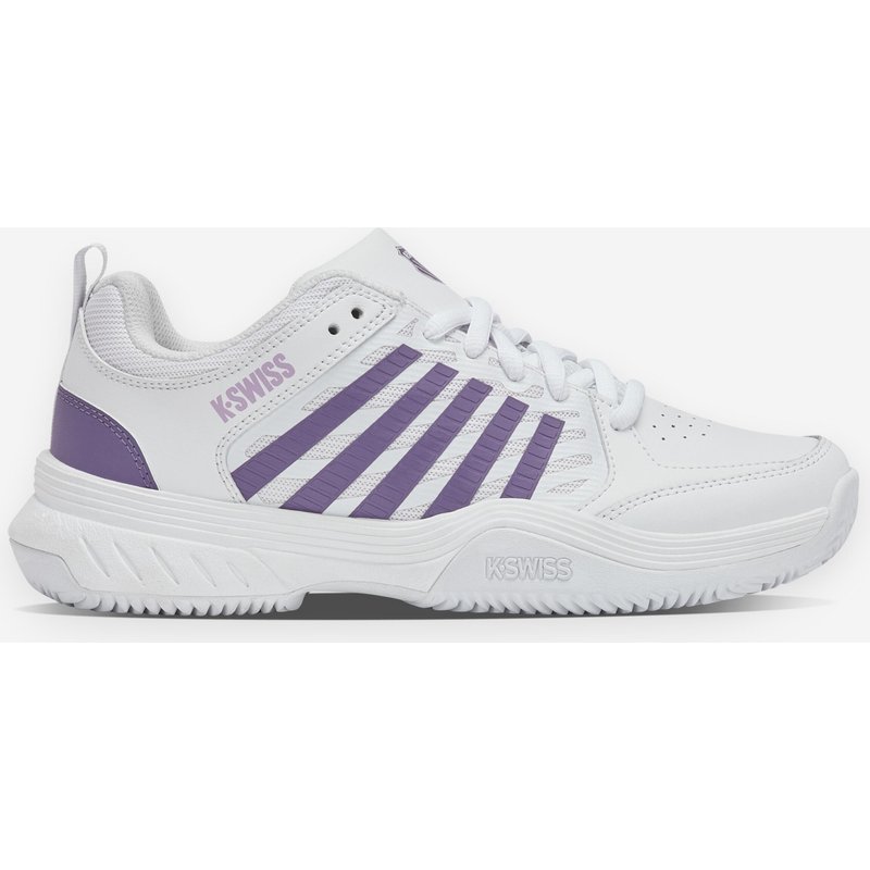 Damen Tennisschuhe Sandplatz - Court Express 2 weiß/violett