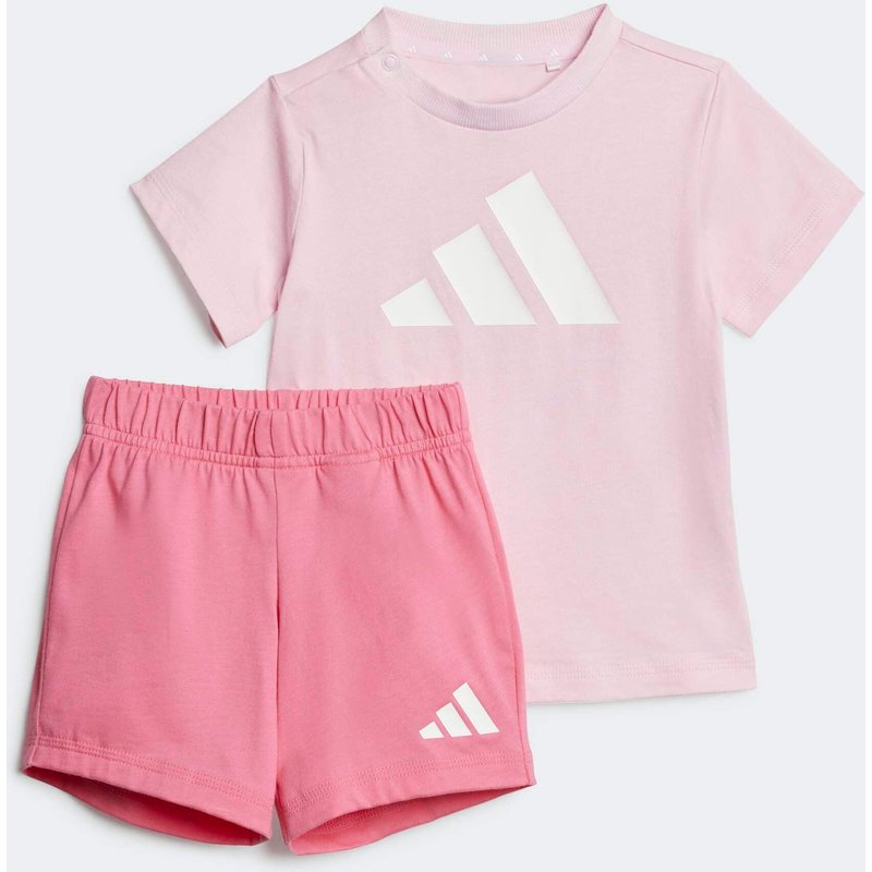 Set Shorts T-Shirt Kinder Baumwolle - rosa