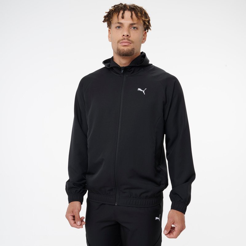 Kapuzenjacke Herren Woven - grau