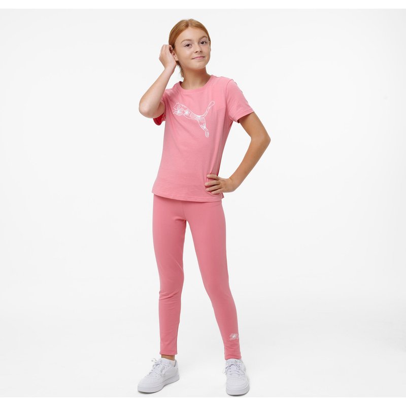 Leggings Mädchen Baumwolle - rosa