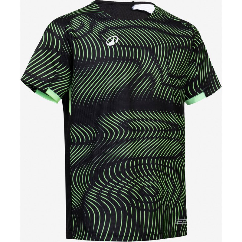 Kinder Fußball Trikot - Club Wavy schwarz/grün