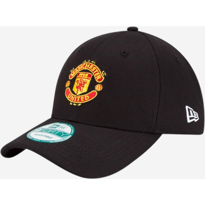 Damen/Herren Fußball Cap - Manchester United 9Forty schwarz