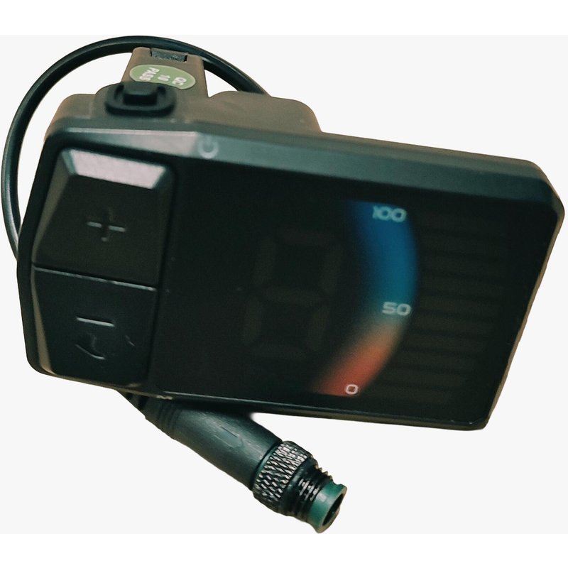 Display E410 10 V–60 V Canbus LED Drehstecker 5 polig ohne Beleuchtungsoption