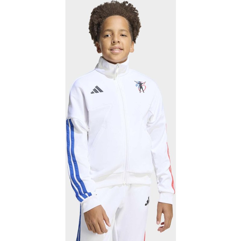 Kinder Fußball Trainingsjacke - adidas Jude Bellingham 26 weiß